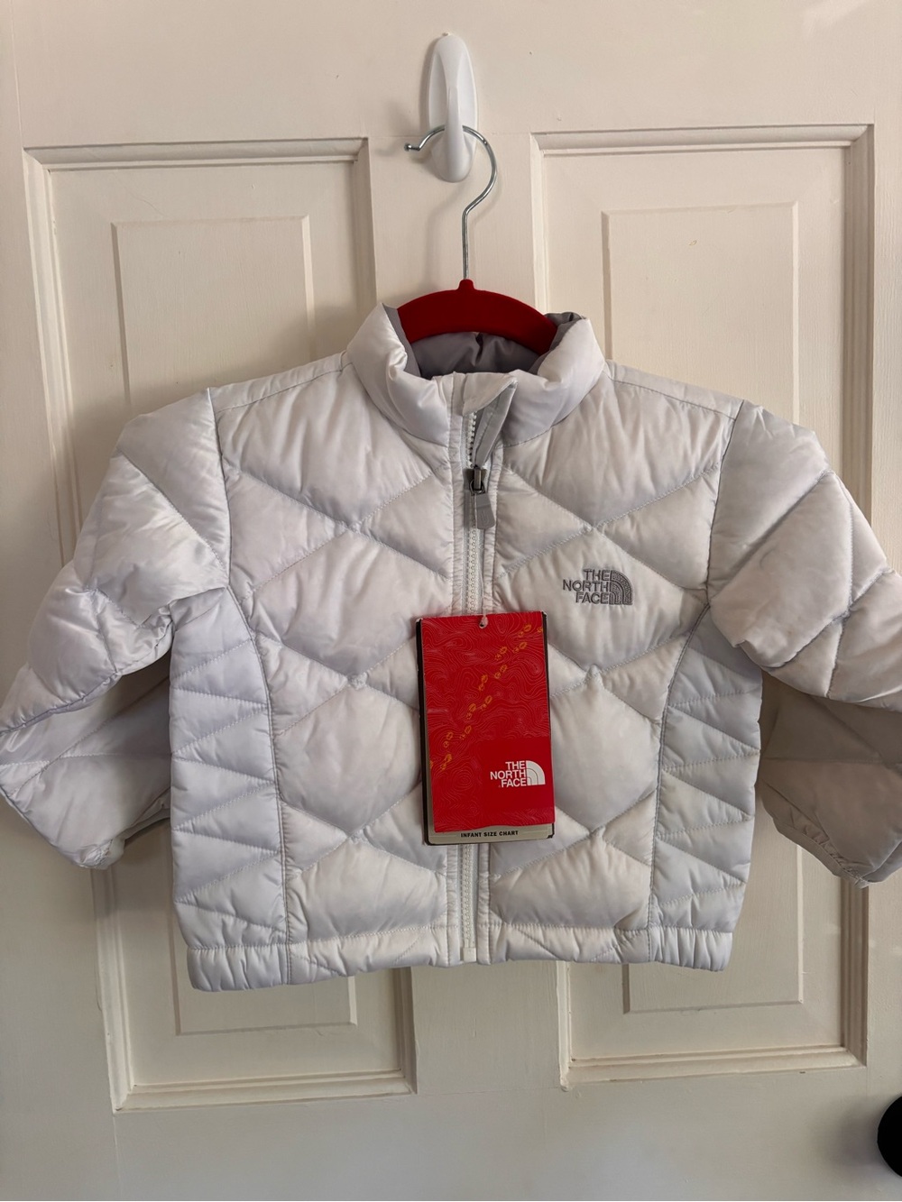 The North Face White Quilted Puffer NWT